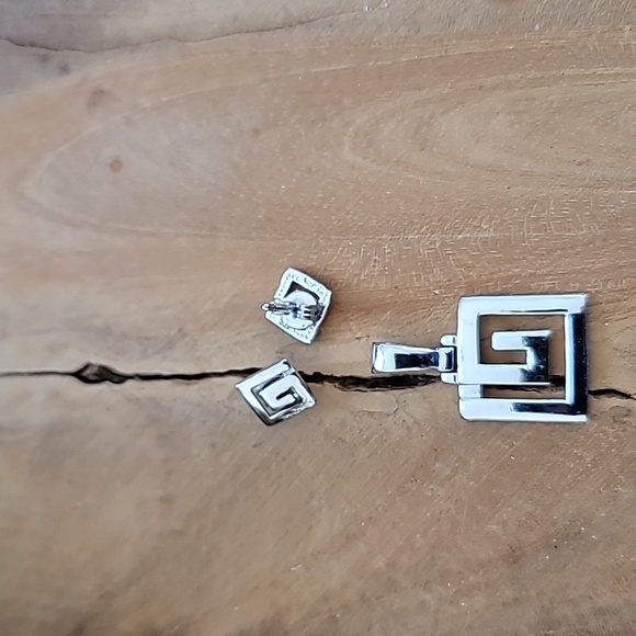 Jewelry | Sterling Silver Greek Infinity Pendant Earrings Set | Poshmark